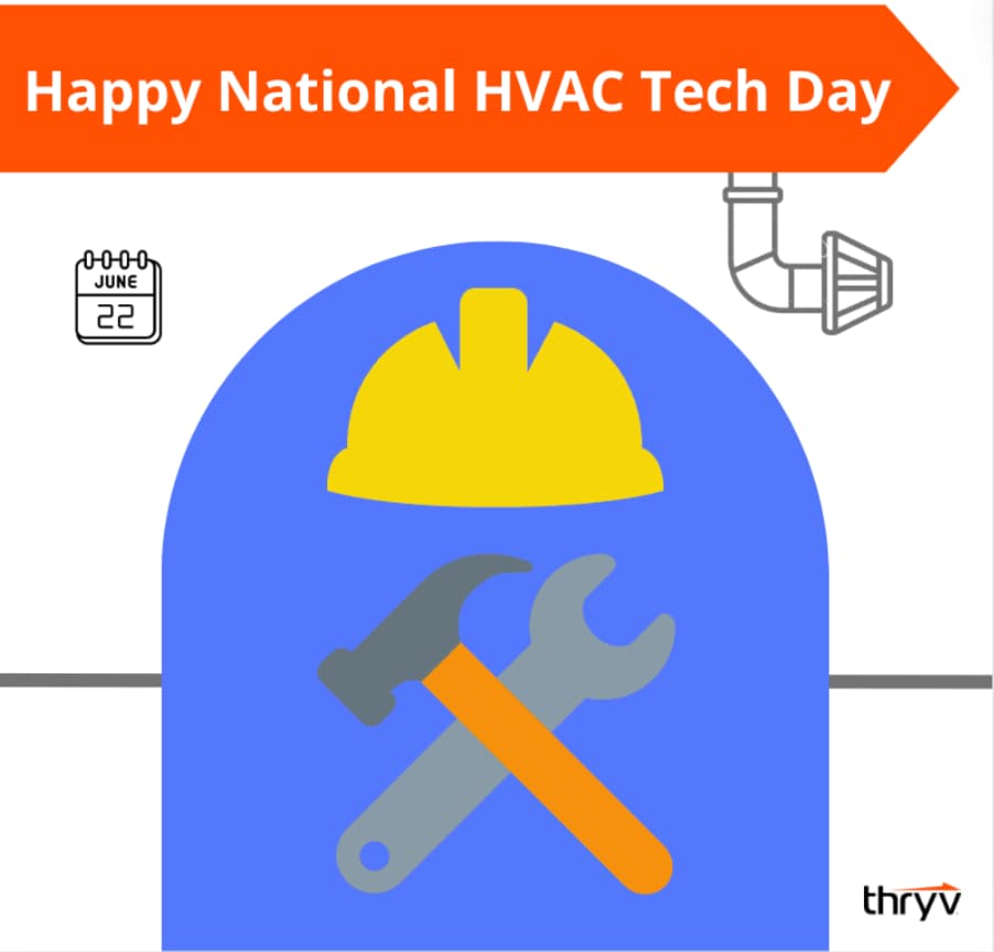 national hvac tech day social post